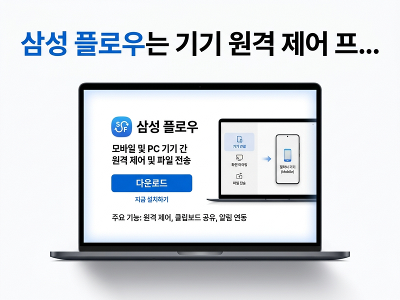 삼성 플로우 AI 블로그 대표 이미지